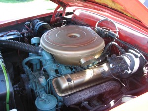 1957 Lincoln Premiere 2dr HT Engine